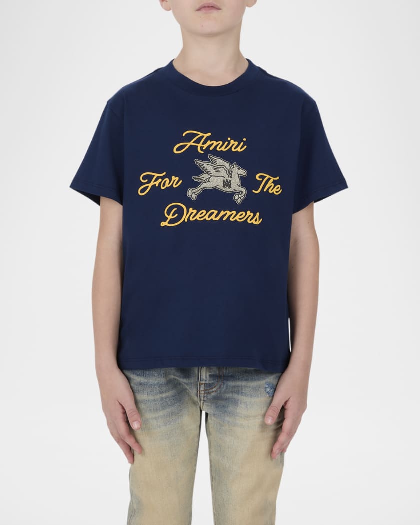 Kid's Dreamers Logo Short-Sleeve T-Shirt, Size 4-12