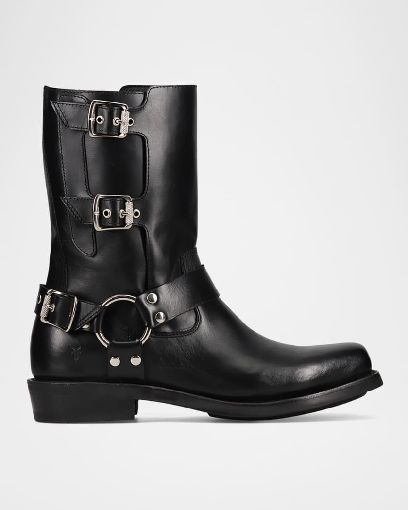 Frye Men s Conway Harness Moto Boots Neiman Marcus