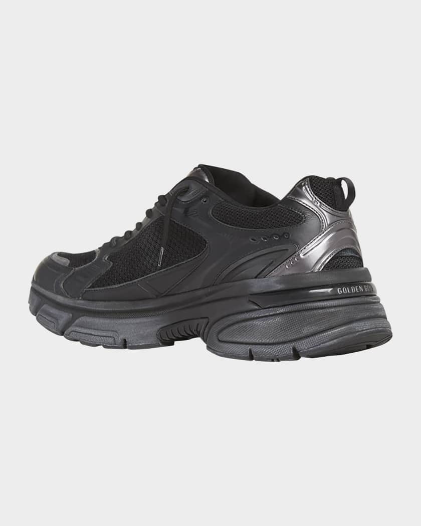 Men's Lightstar Mesh and Leather Sneakers