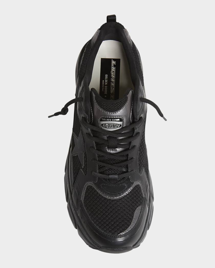 Men's Lightstar Mesh and Leather Sneakers