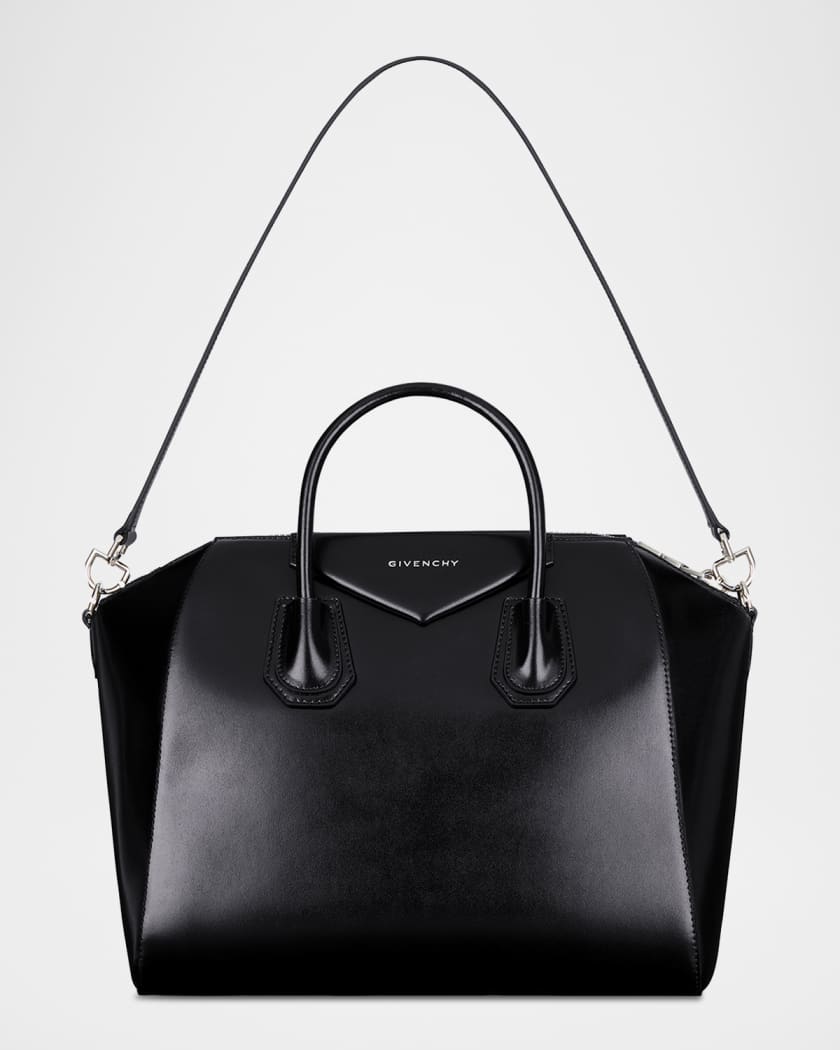 Antigona Medium Top-Handle Bag in Box Leather