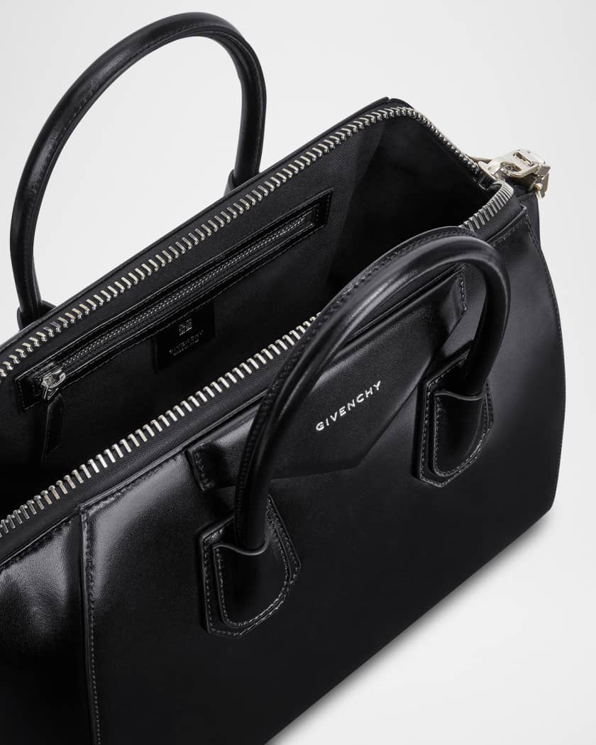 Antigona Medium Top-Handle Bag in Box Leather