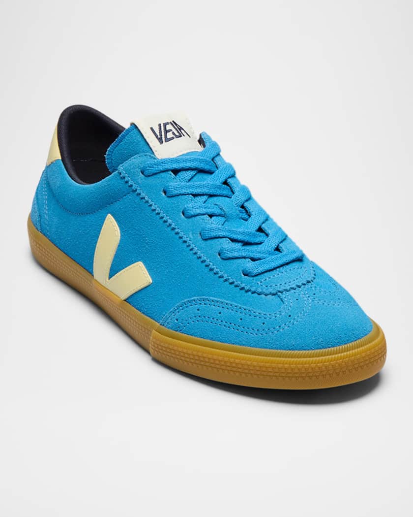 Volley Bicolor Suede Low-Top Sneakers