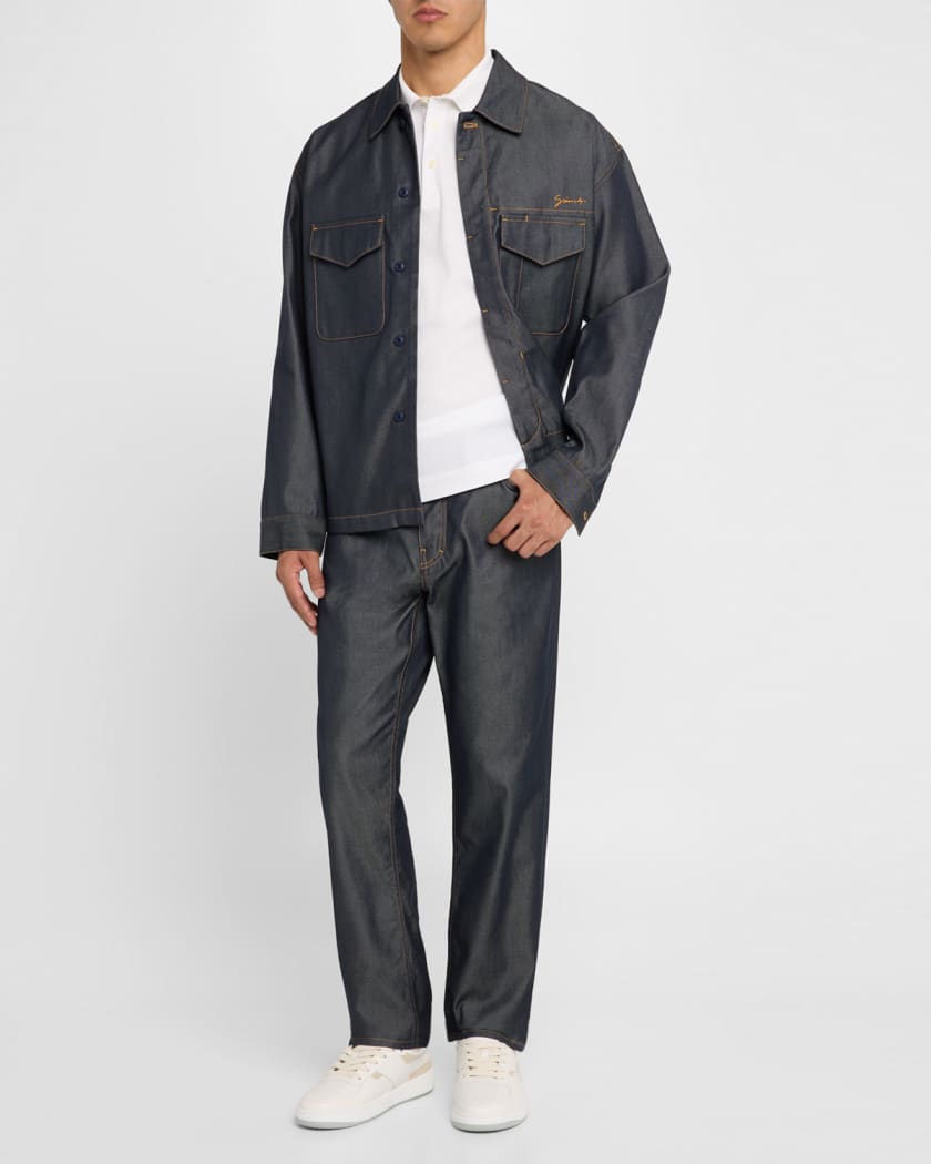 Men's G Move Leather Low-Top Sneakers