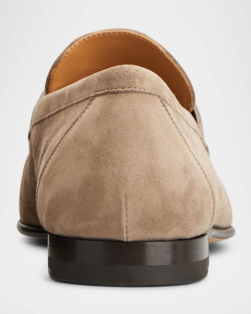 Men's Mocassino Suede Penny Loafers