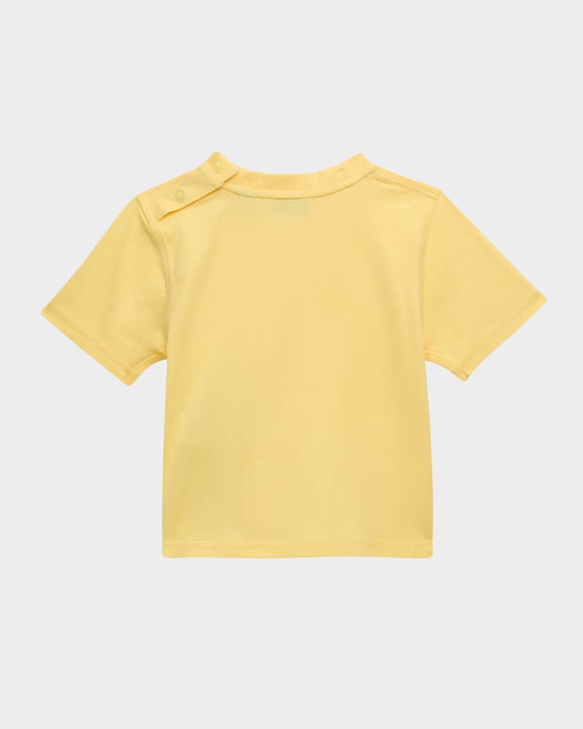 Kid's Cedar EKD Label Short-Sleeve Cotton T-Shirt, Size 6M-2