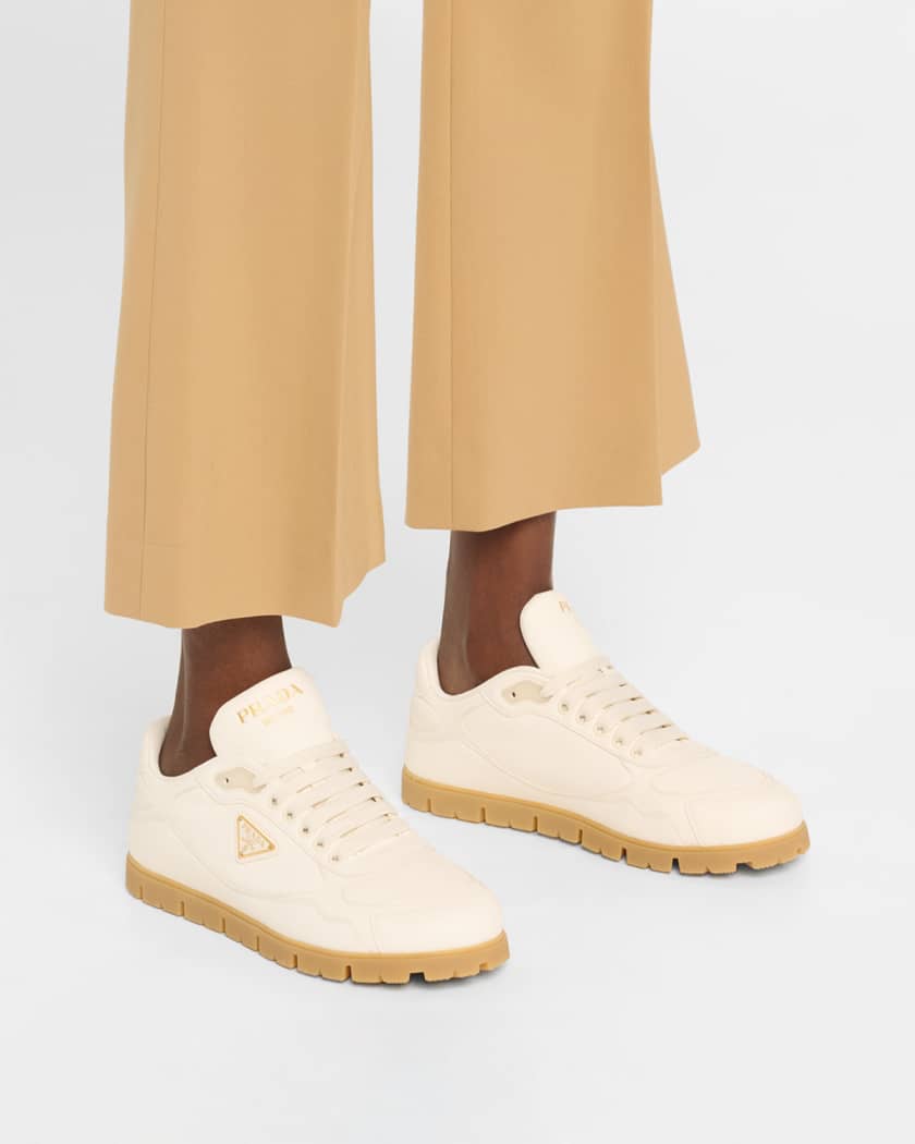 Trail Leather Low-Top Sneakers