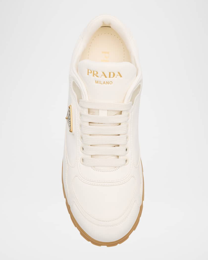 Trail Leather Low-Top Sneakers