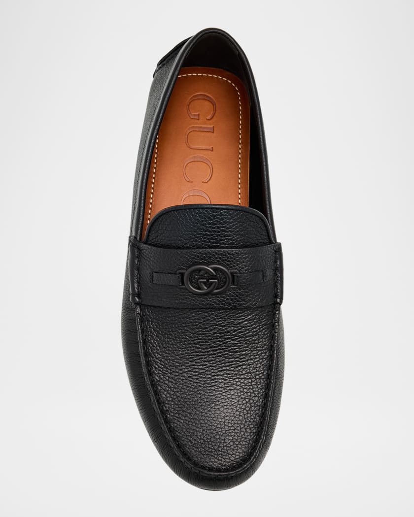 Men's Havel Interlocking G Leather Drivers