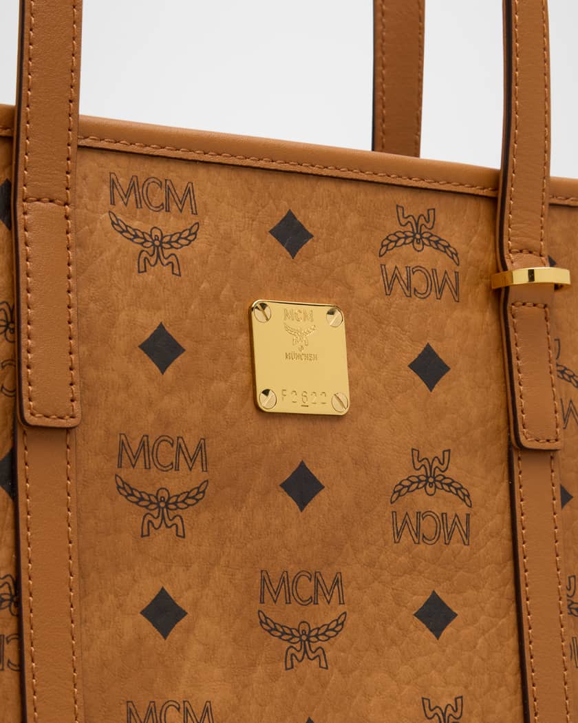 Toni Small Visetos Shopper Tote Bag