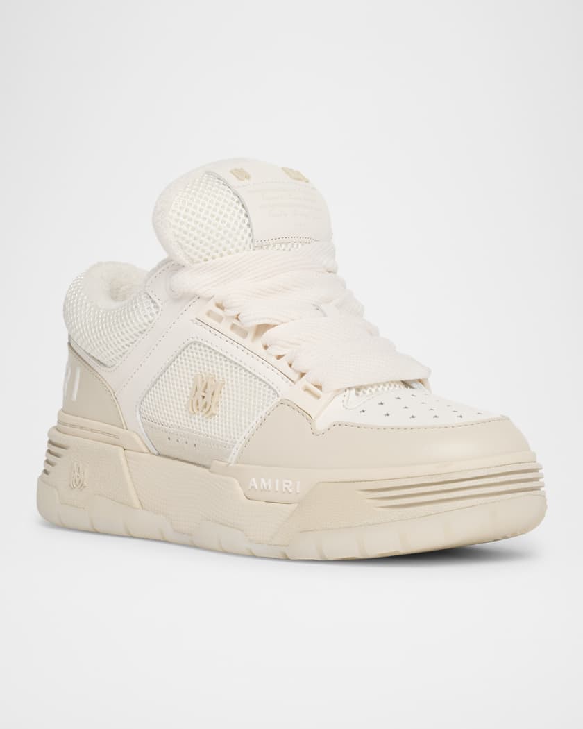 MA-1 Mesh & Leather Chunky Sneakers