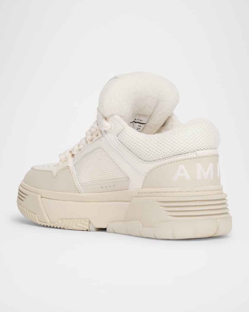 MA-1 Mesh & Leather Chunky Sneakers