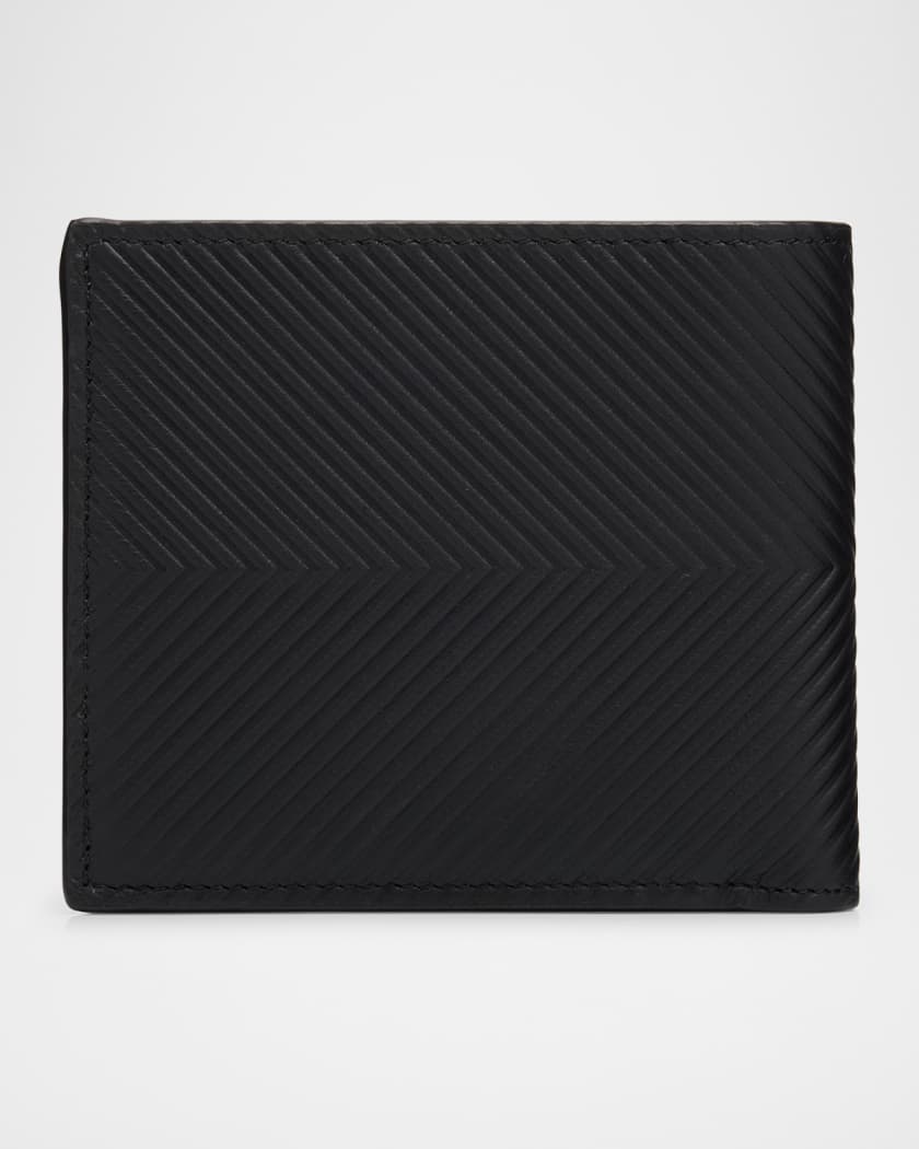 Men's Embossed Leather Bifold Wallet
