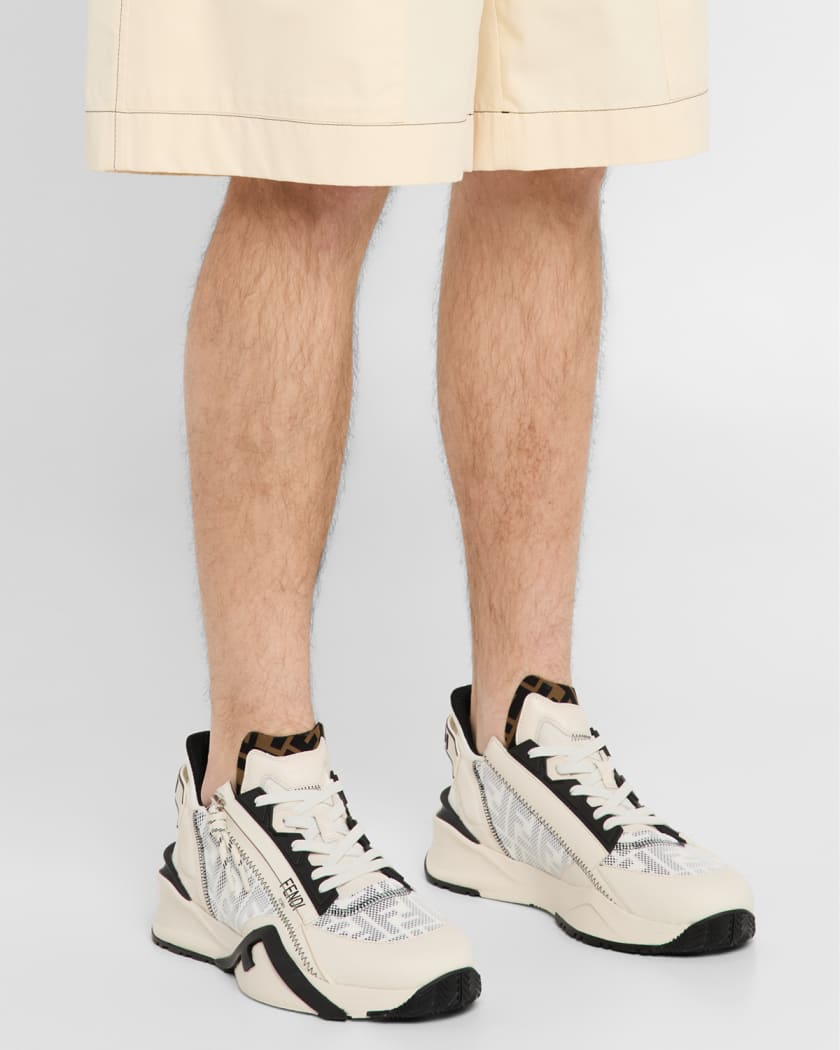 Men's Flow Mixed Media Low-Top Sneakers
