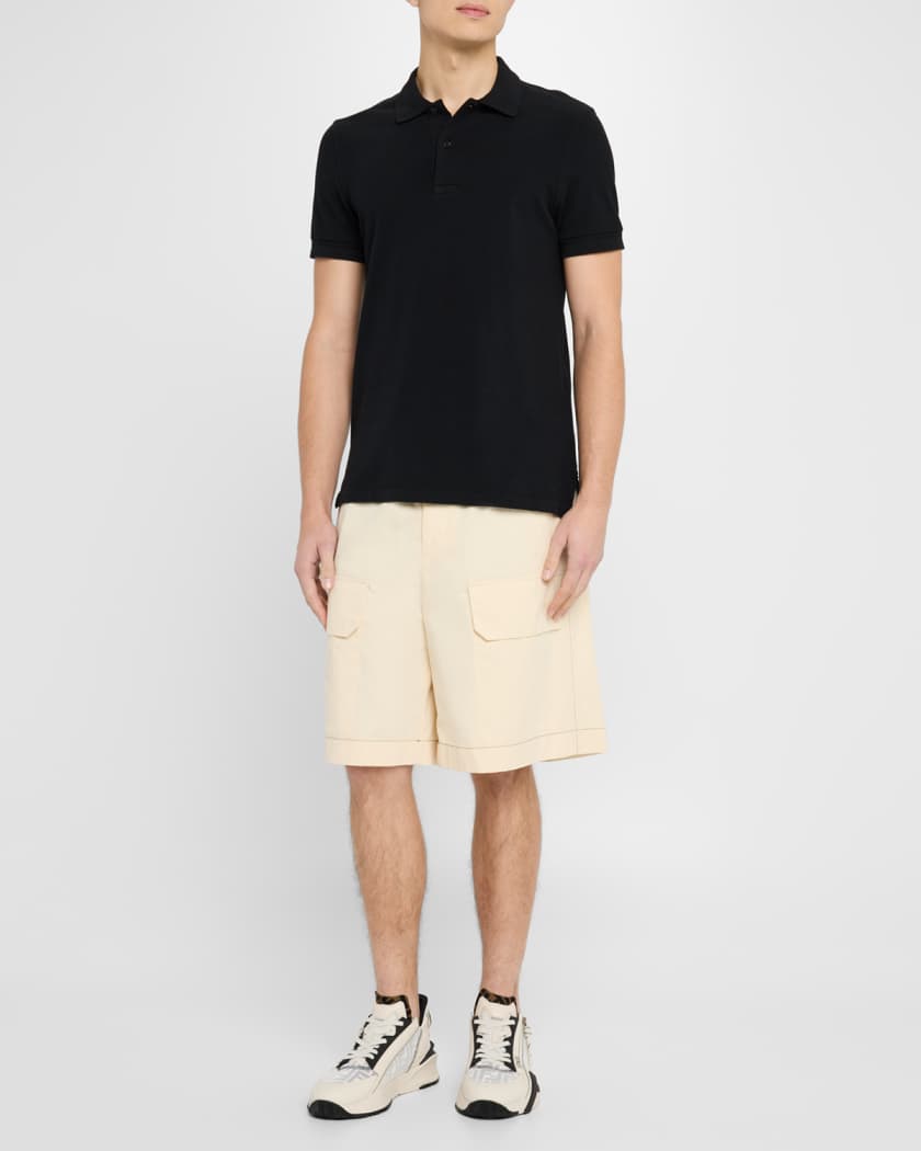 Men's Flow Mixed Media Low-Top Sneakers