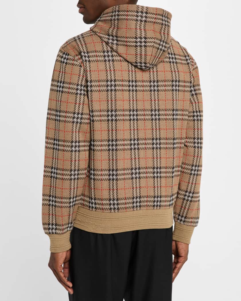 Men's Check Full-Zip Hoodie