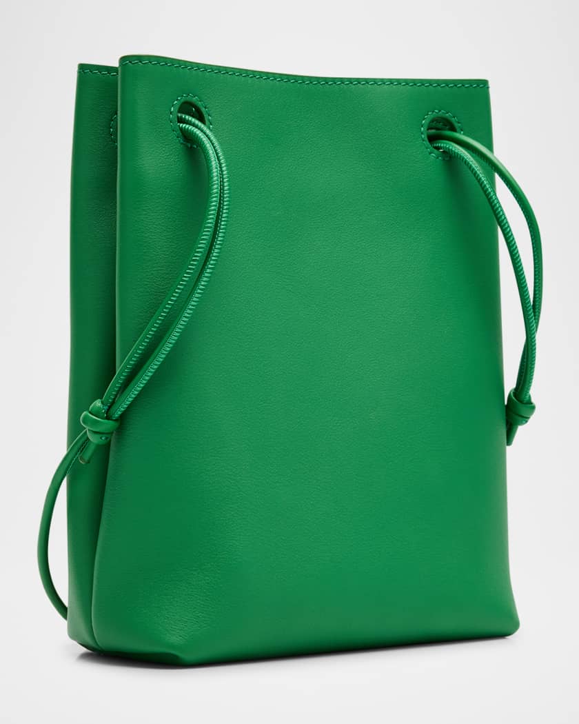 Pebble Pouch Bucket Bag in Calf Leather