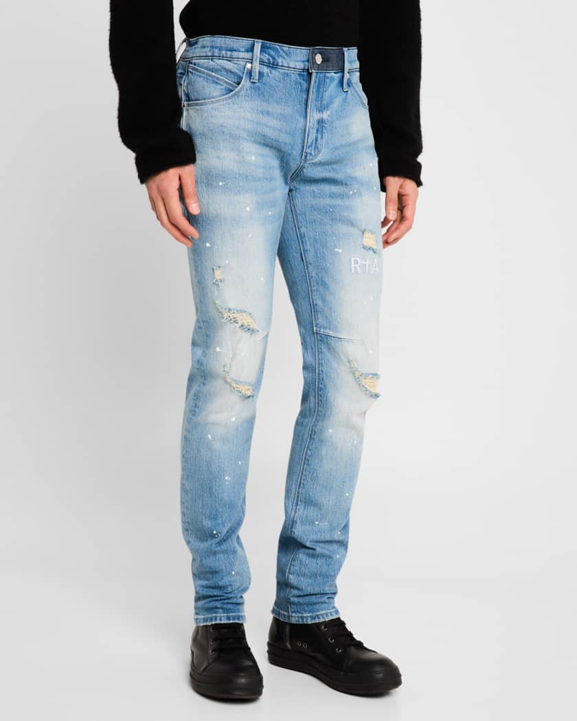 Men's Clayton Painted Skinny Jeans