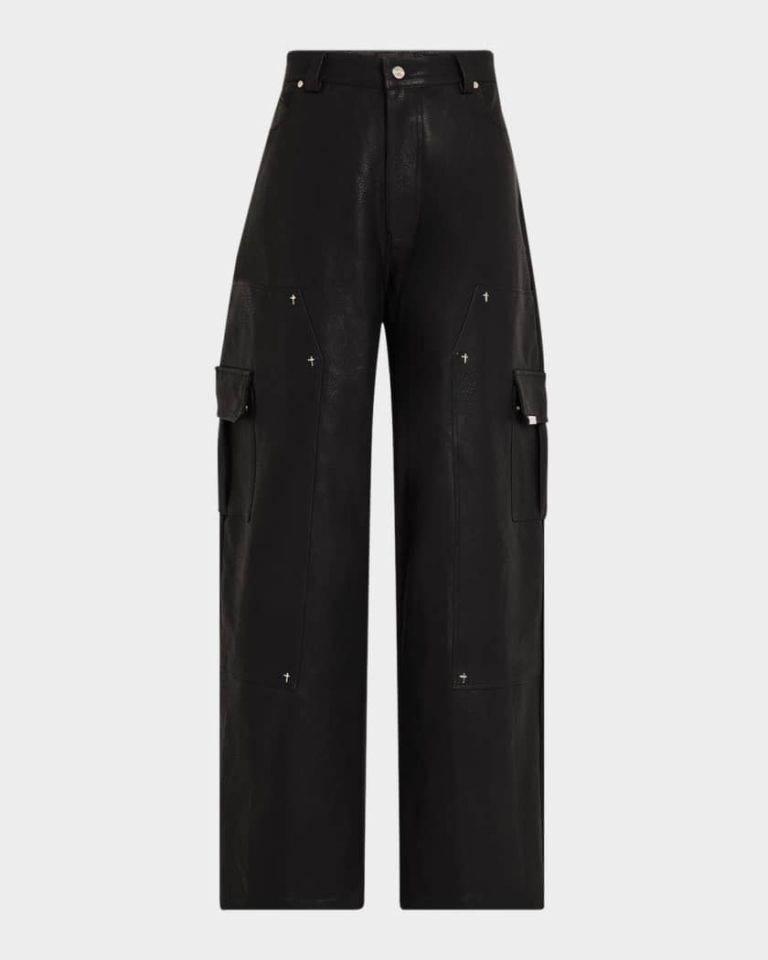 RTA Men's The Ryan Baggy Wide-Leg Cargo Pants | Neiman Marcus