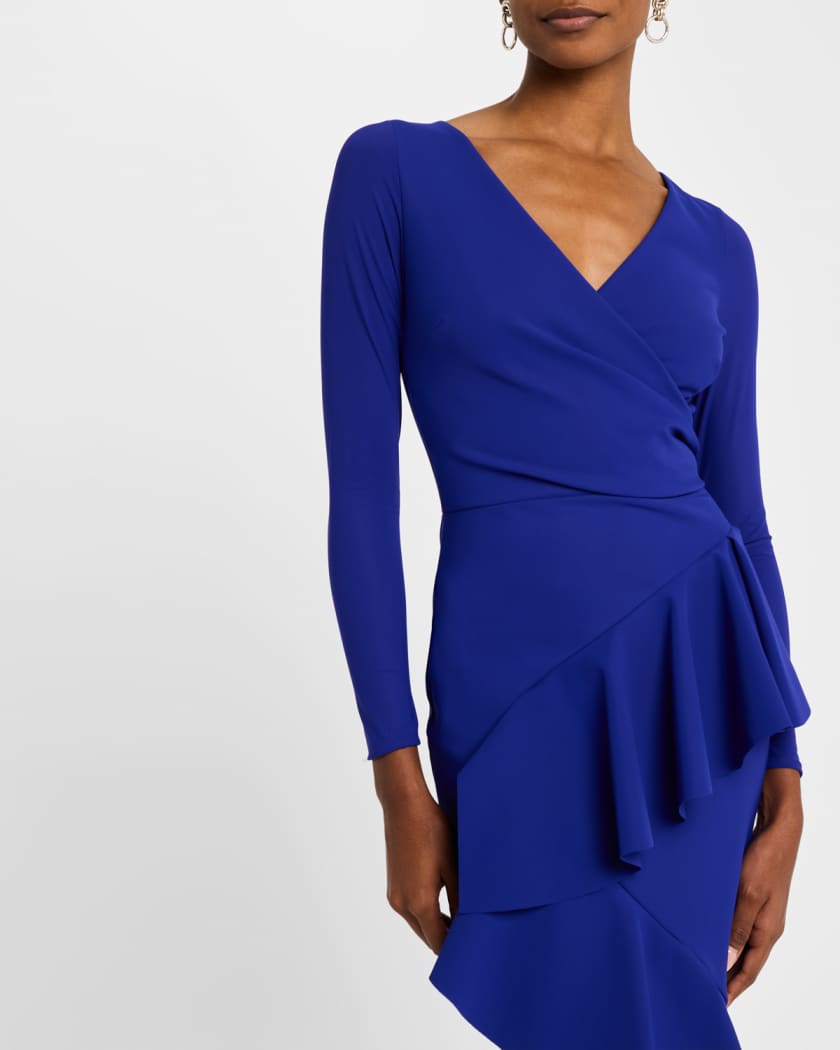 Bodycon Ruffle Midi Dress