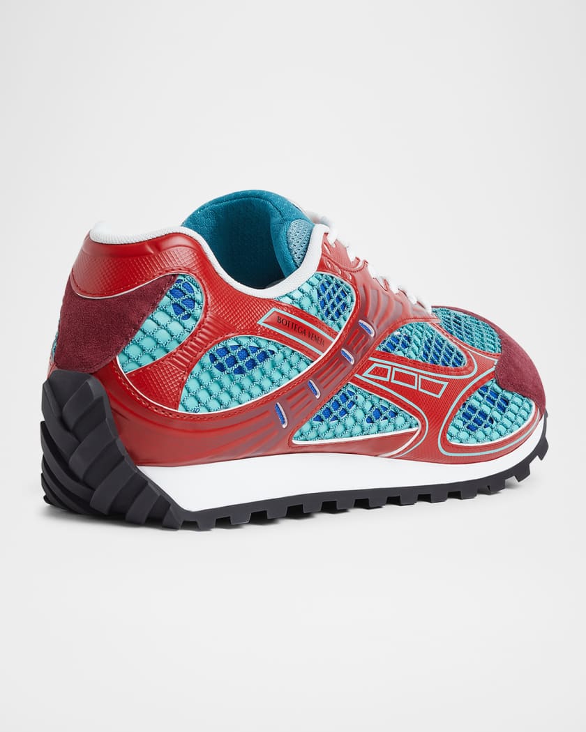 Orbit Technical Fishnet Low-Top Sneakers