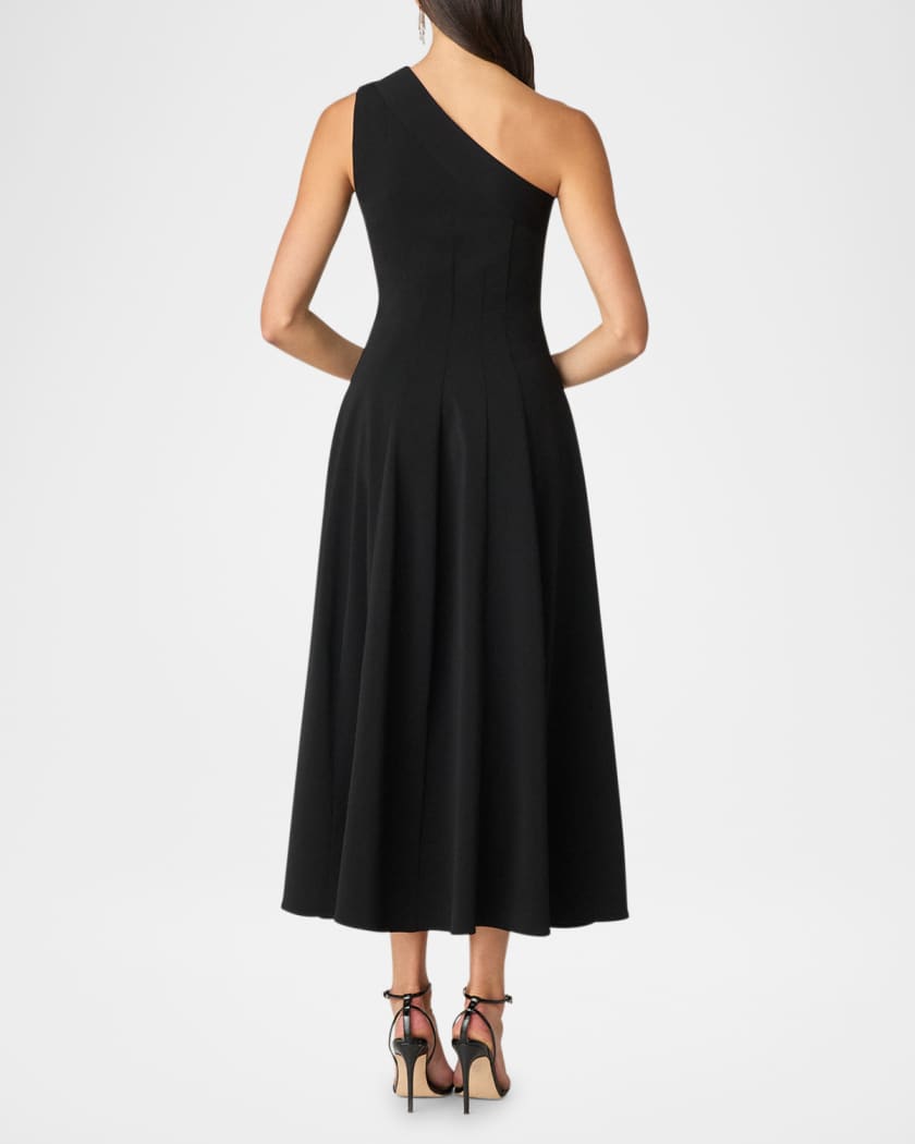 Oscar One-Shoulder Embellished Maxi Dress