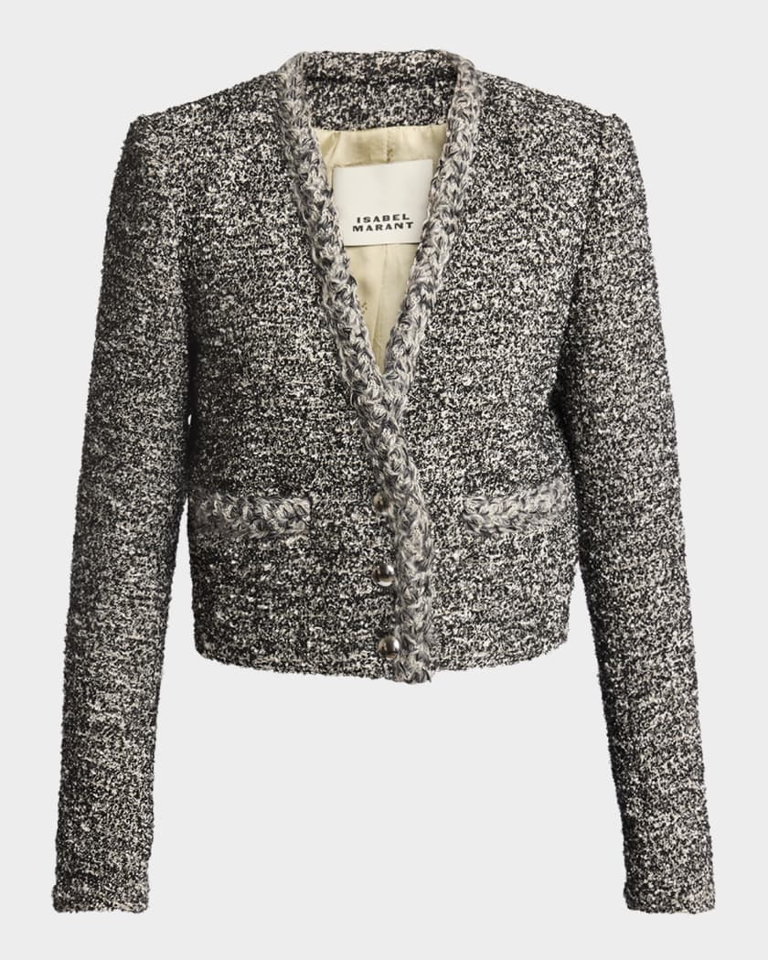 Isabel Marant Gwendoline Boucle Single Breasted Jacket Neiman Marcus