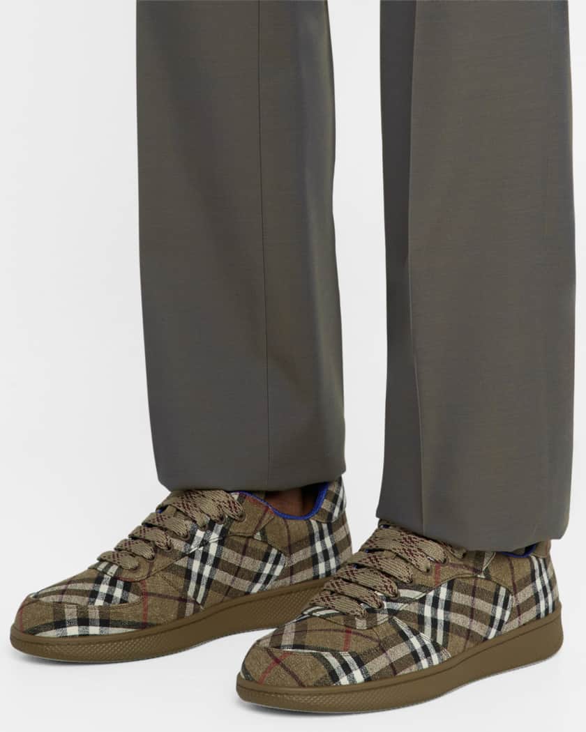 Men's Check Terrace Low-Top Sneakers