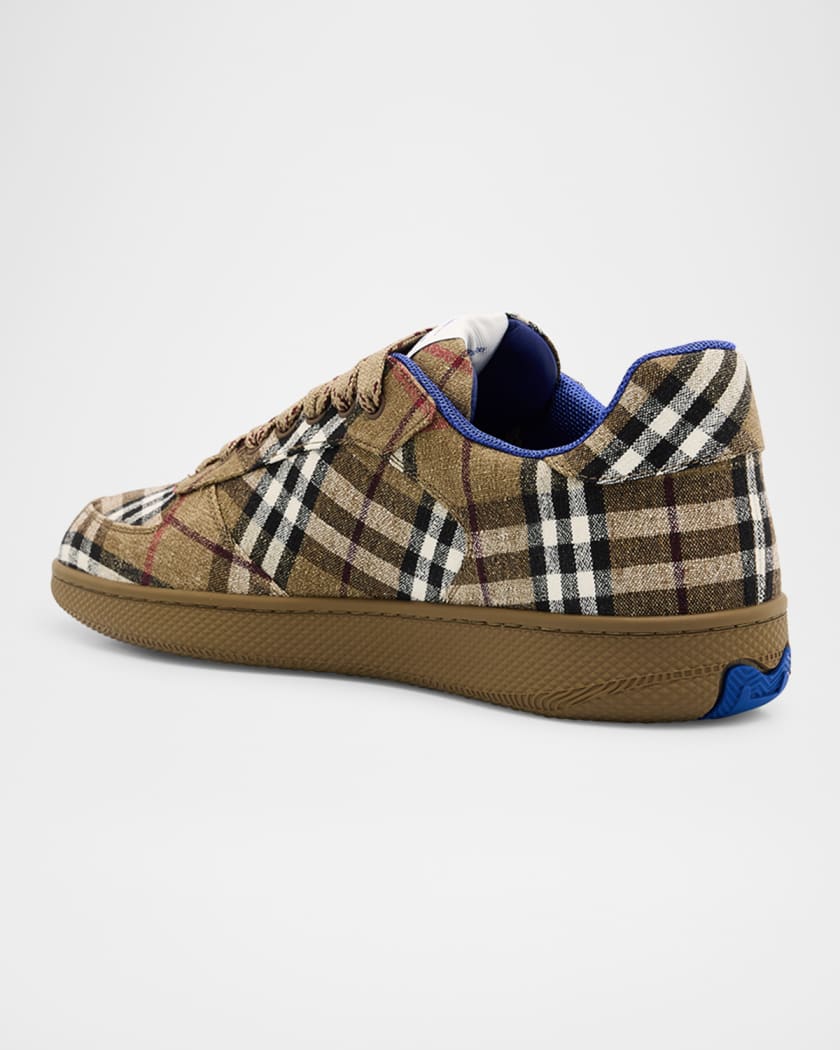 Men's Check Terrace Low-Top Sneakers