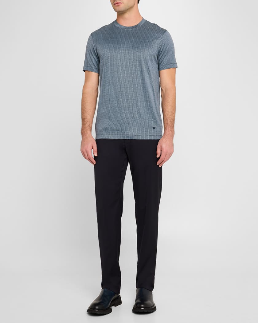 Men's Geometric Crewneck T-Shirt