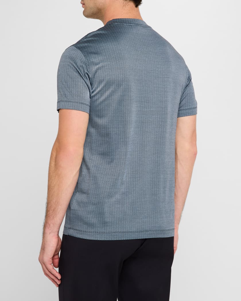 Men's Geometric Crewneck T-Shirt
