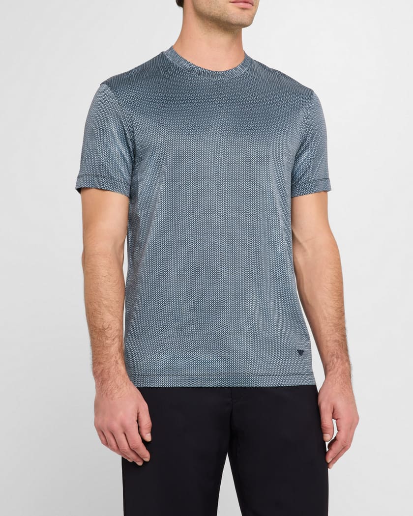 Men's Geometric Crewneck T-Shirt