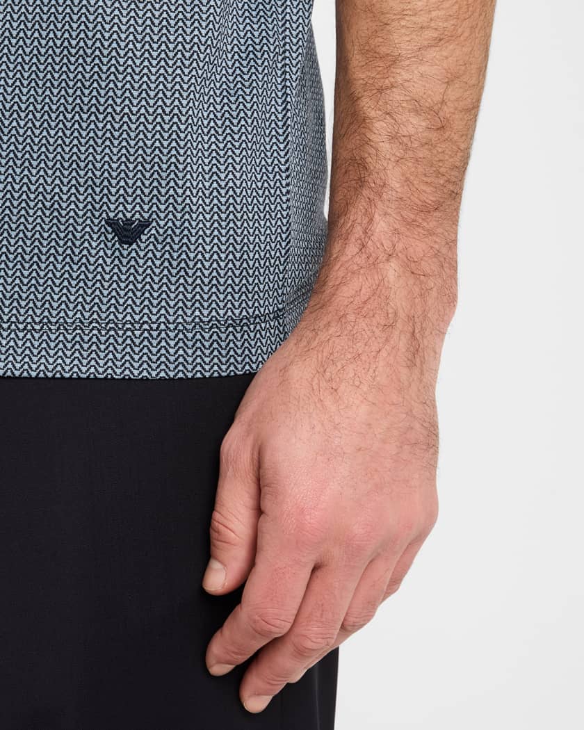 Men's Geometric Crewneck T-Shirt