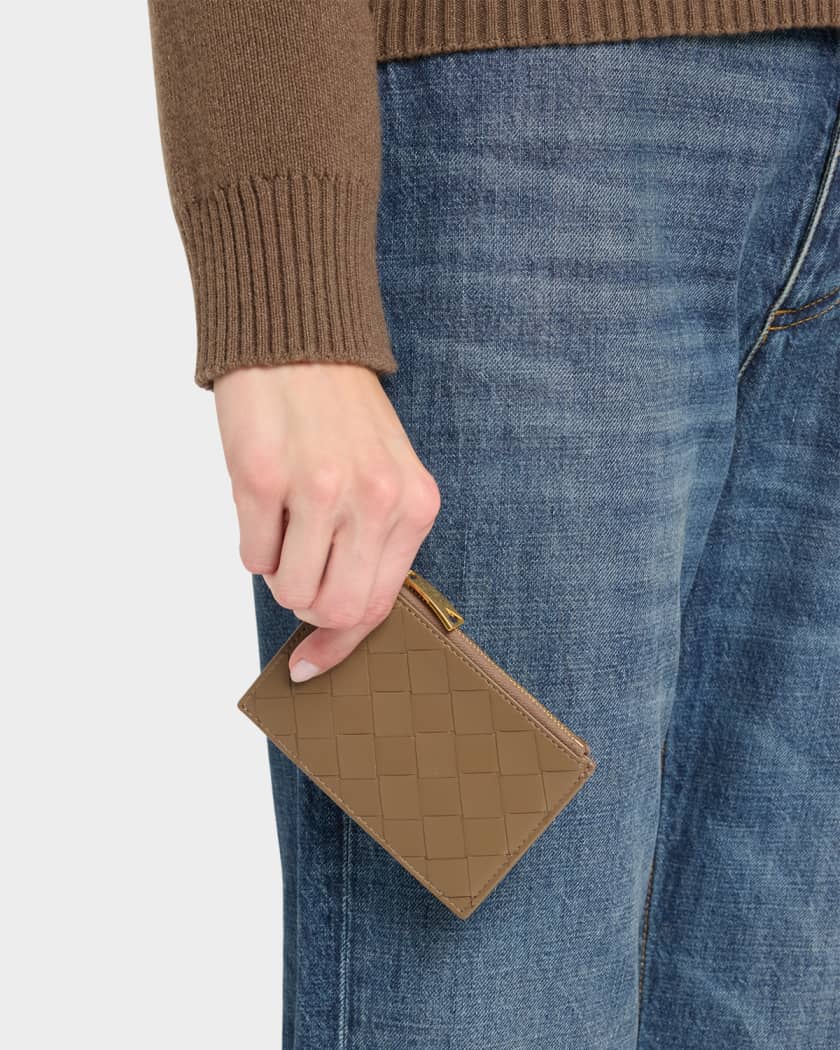 Zip Leather Card Case