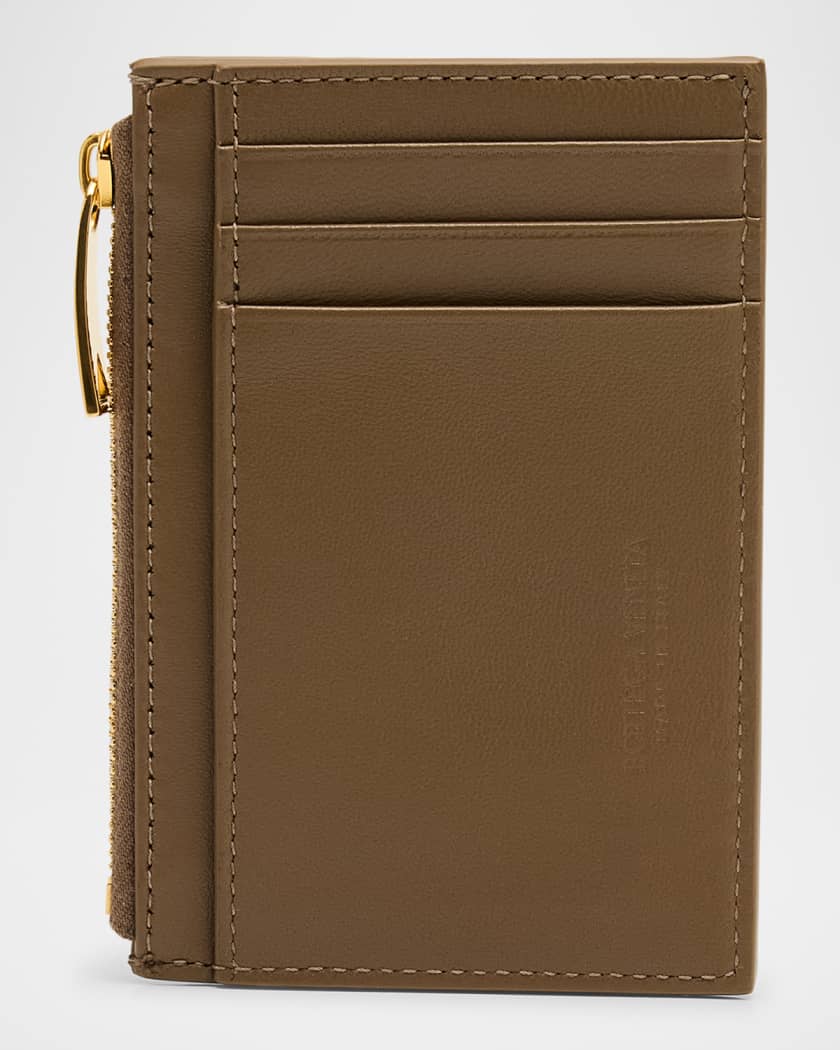 Zip Leather Card Case