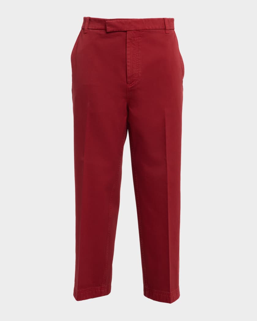 Thom Browne Men's Garment-Dyed Chino Pants | Neiman Marcus