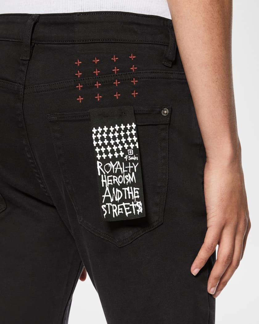 Men's Van Winkle Ghosted Skinny Jeans