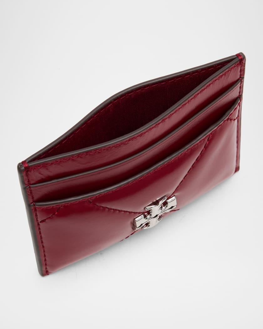 Kira Diamond Quilted Leather Card Case