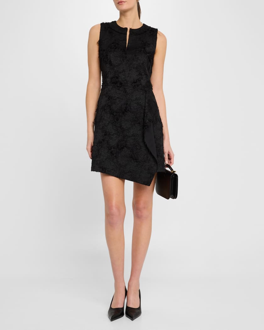 Fray Jacquard Mini A-Line Dress