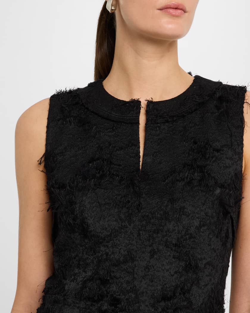 Fray Jacquard Mini A-Line Dress
