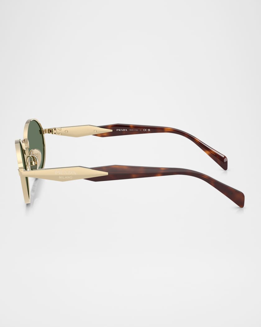 Men's PR 65ZS Oval Sunglasses