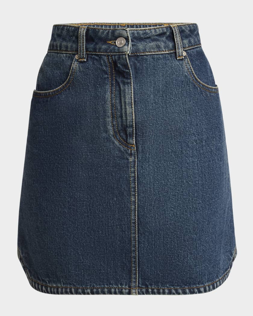 Givenchy denim mini skirt best sale