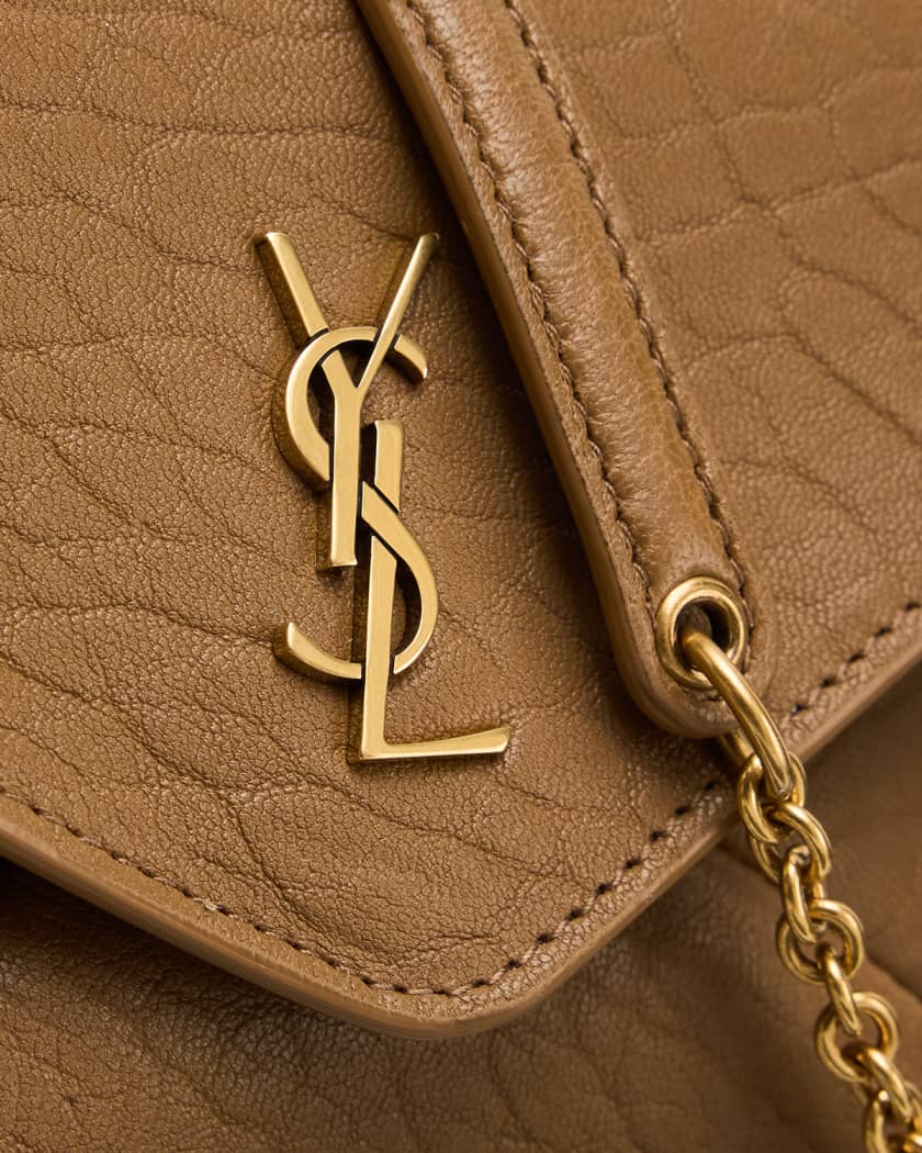 Cassandre Small YSL Pouch on Chain in Calfskin 