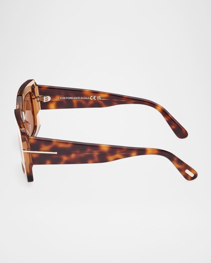Brigitta Rectangle Acetate Sunglasses