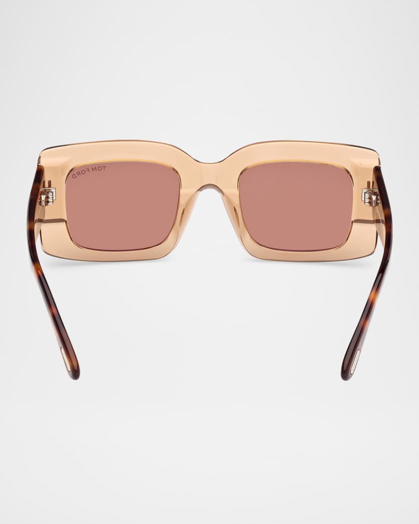Brigitta Rectangle Acetate Sunglasses