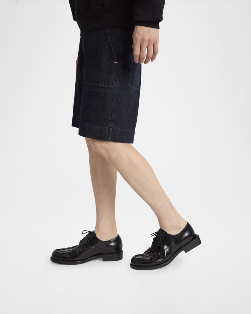 Men's Les Derbies Tressees Leather Derby Shoes