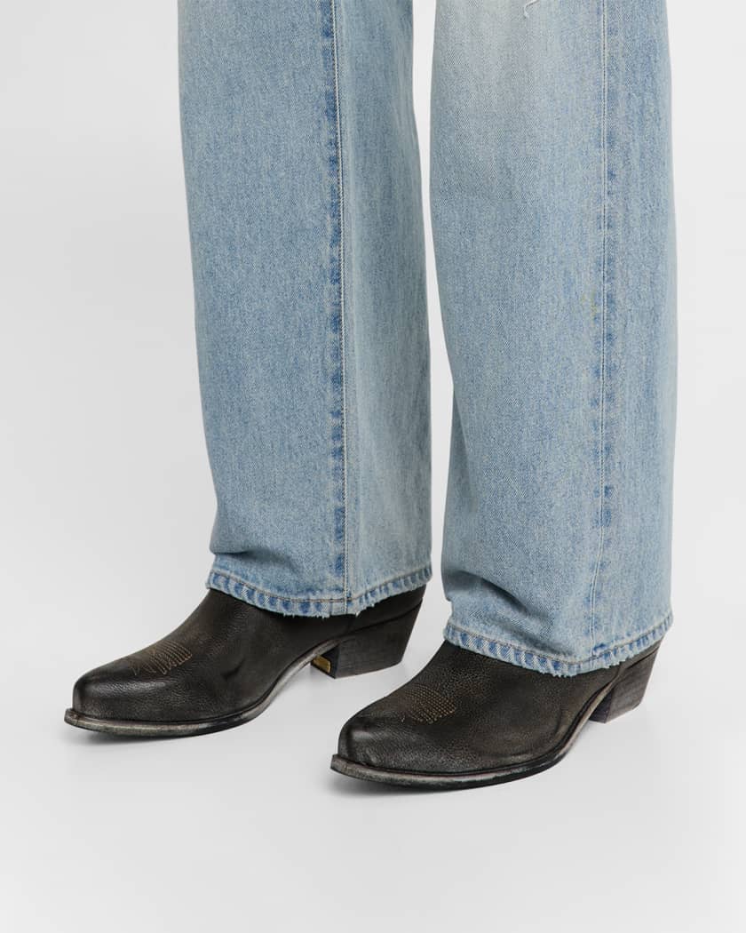 Men's Wish Star Leather Low Western Boots