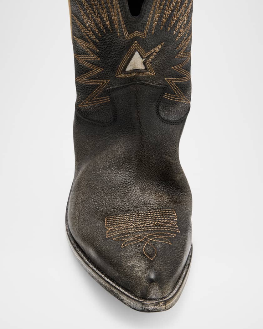 Men's Wish Star Leather Low Western Boots
