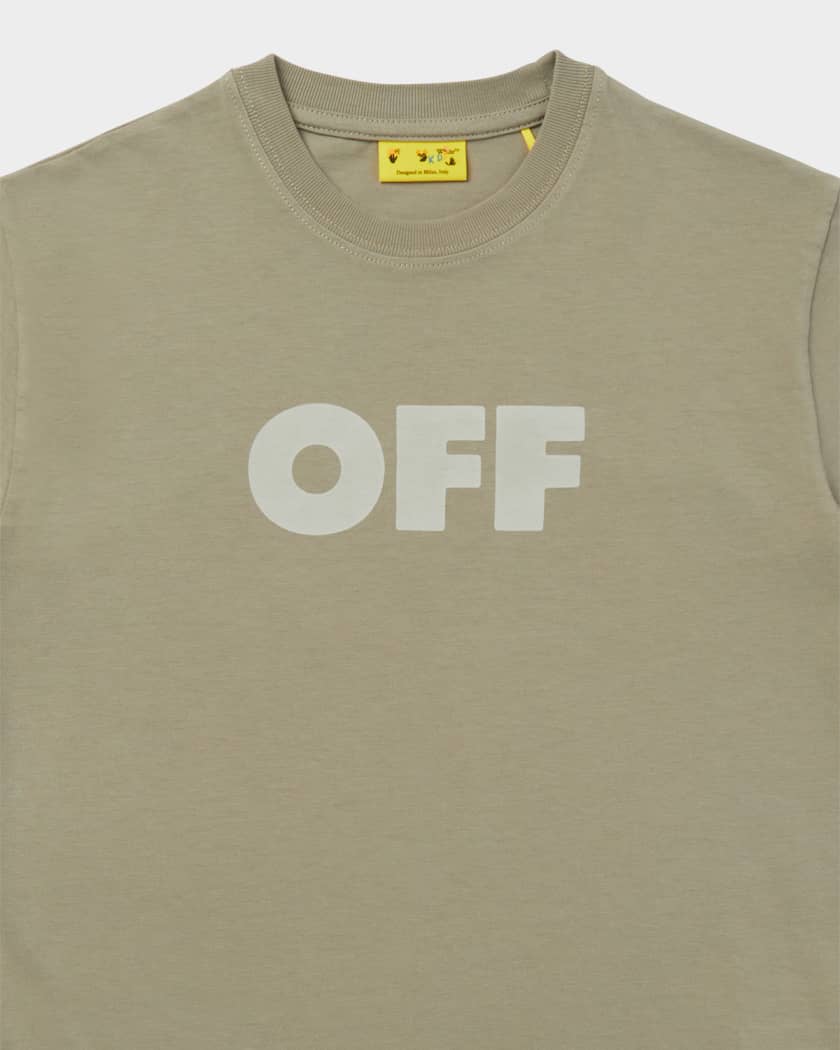 Boy's Garment-Dyed Logo Short-Sleeve T-Shirt, Size 4-12
