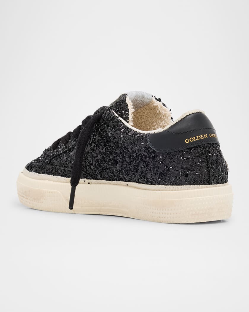 Girl's May Glitter Low Top Sneakers, Kids